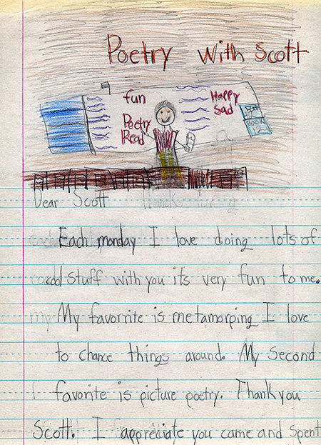 Thank You letter from Child